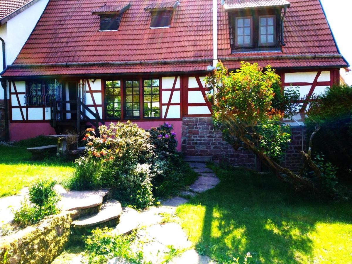 Ferienhaus Marre - Mit Grill, Feuerstelle Und Gartensauna Waldbrunn  Buitenkant foto