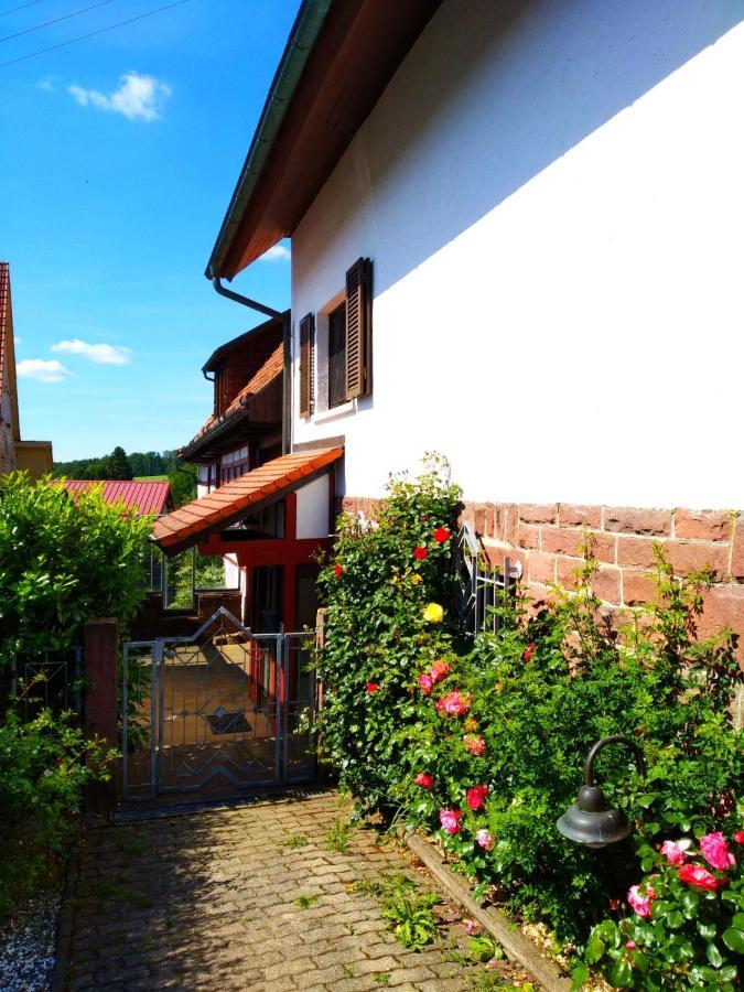Ferienhaus Marre - Mit Grill, Feuerstelle Und Gartensauna Waldbrunn  Buitenkant foto