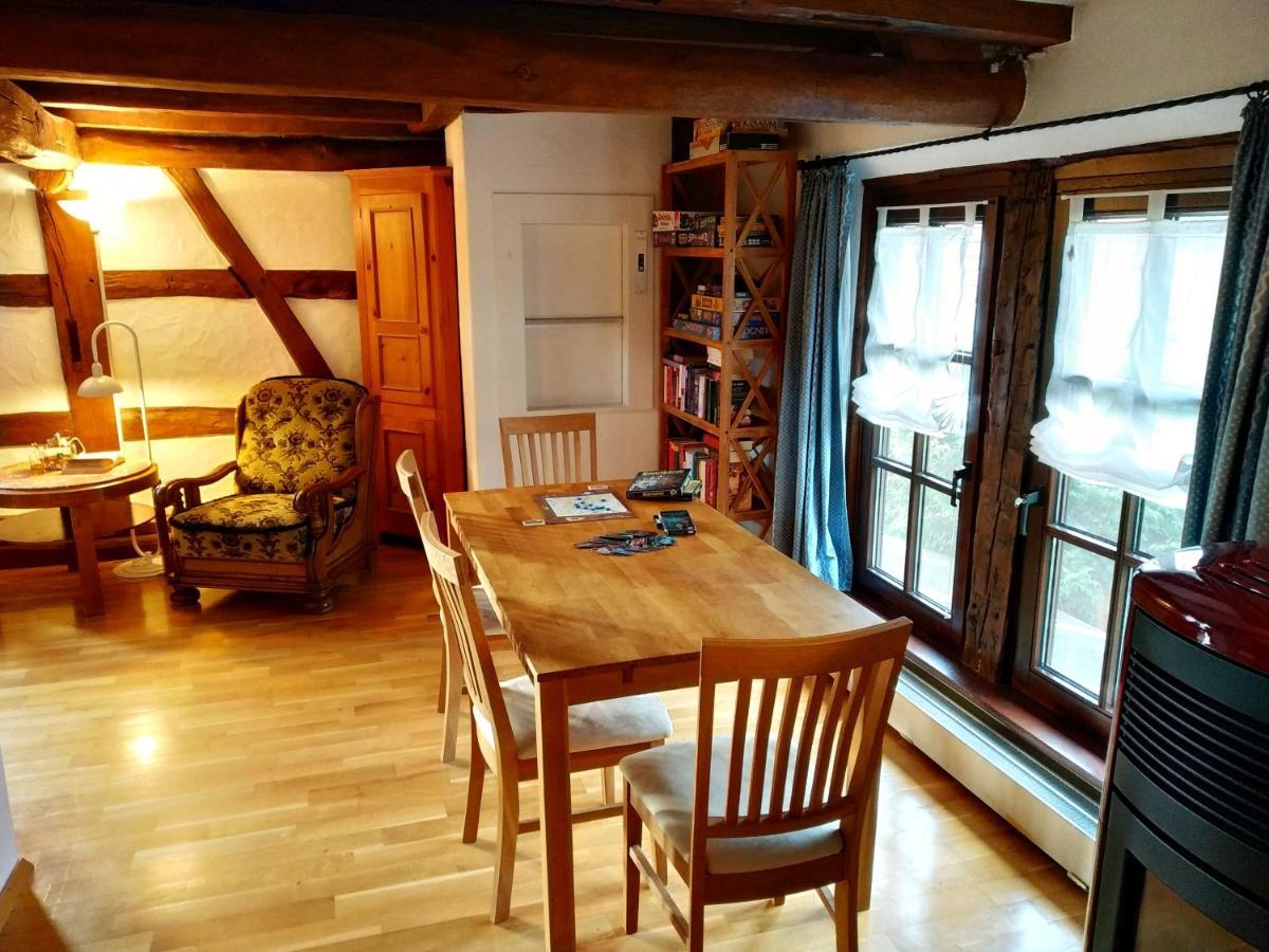 Ferienhaus Marre - Mit Grill, Feuerstelle Und Gartensauna Waldbrunn  Buitenkant foto