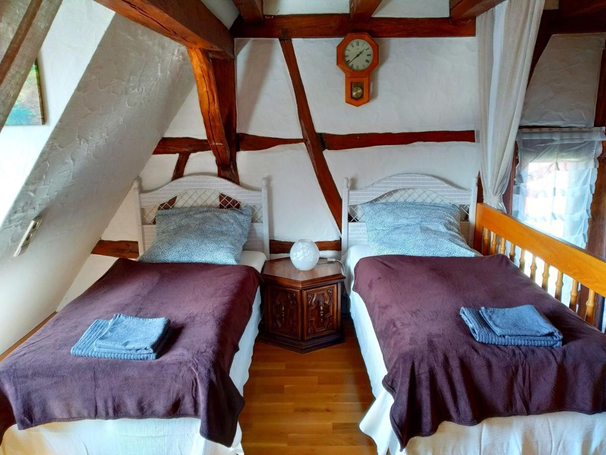 Ferienhaus Marre - Mit Grill, Feuerstelle Und Gartensauna Waldbrunn  Buitenkant foto